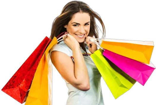  Girl With Shopping Bags Png-p Lady With Shopping Bag Png