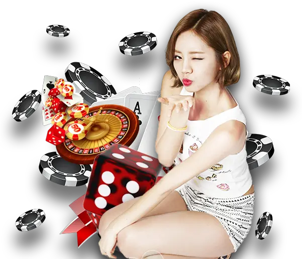  Thumb Image Transparent Casino Girl Png