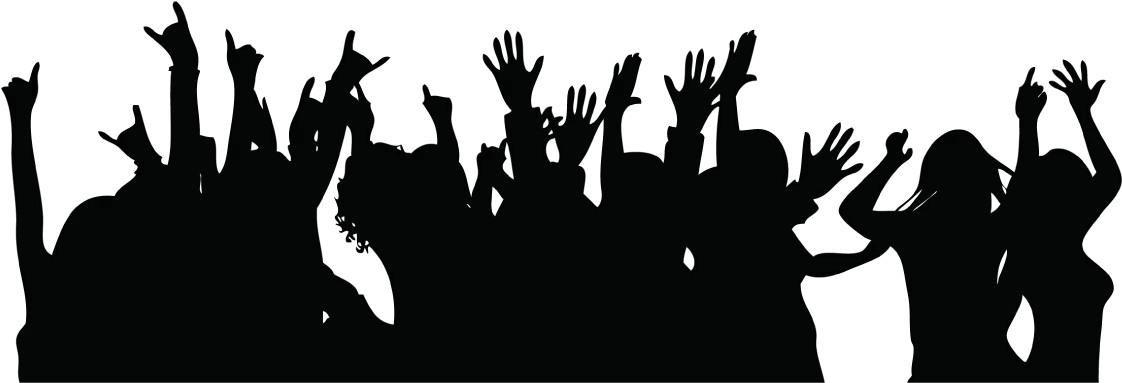  Collection Of People Silhouette Party People Png