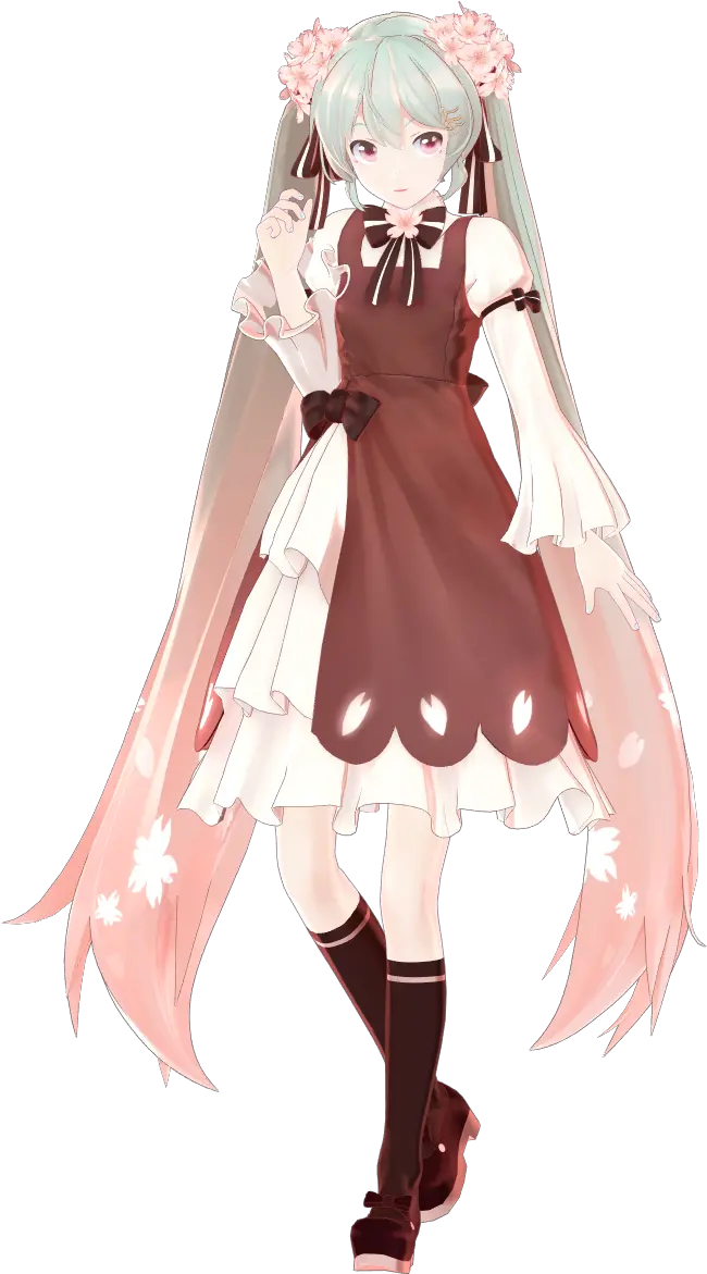  Mmd Sakura Miku Model Dl