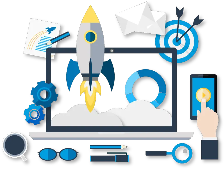  Our Digital Advertising Services Are Custom Fit To Digital Marketing Vector Png