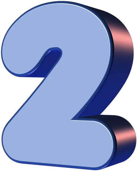  2 Number Png Download Image Gambar Animasi Angka 2