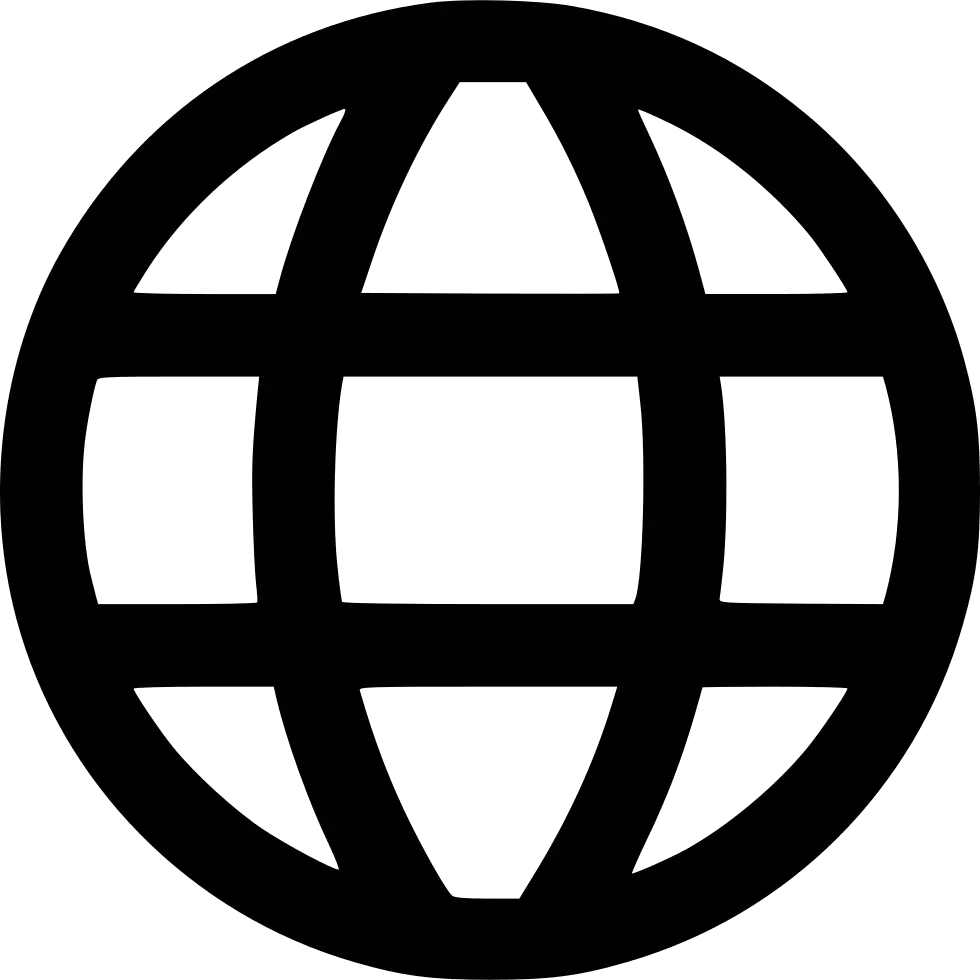  Globe Internet Browser Web Website Global Transparent Background Website Logo