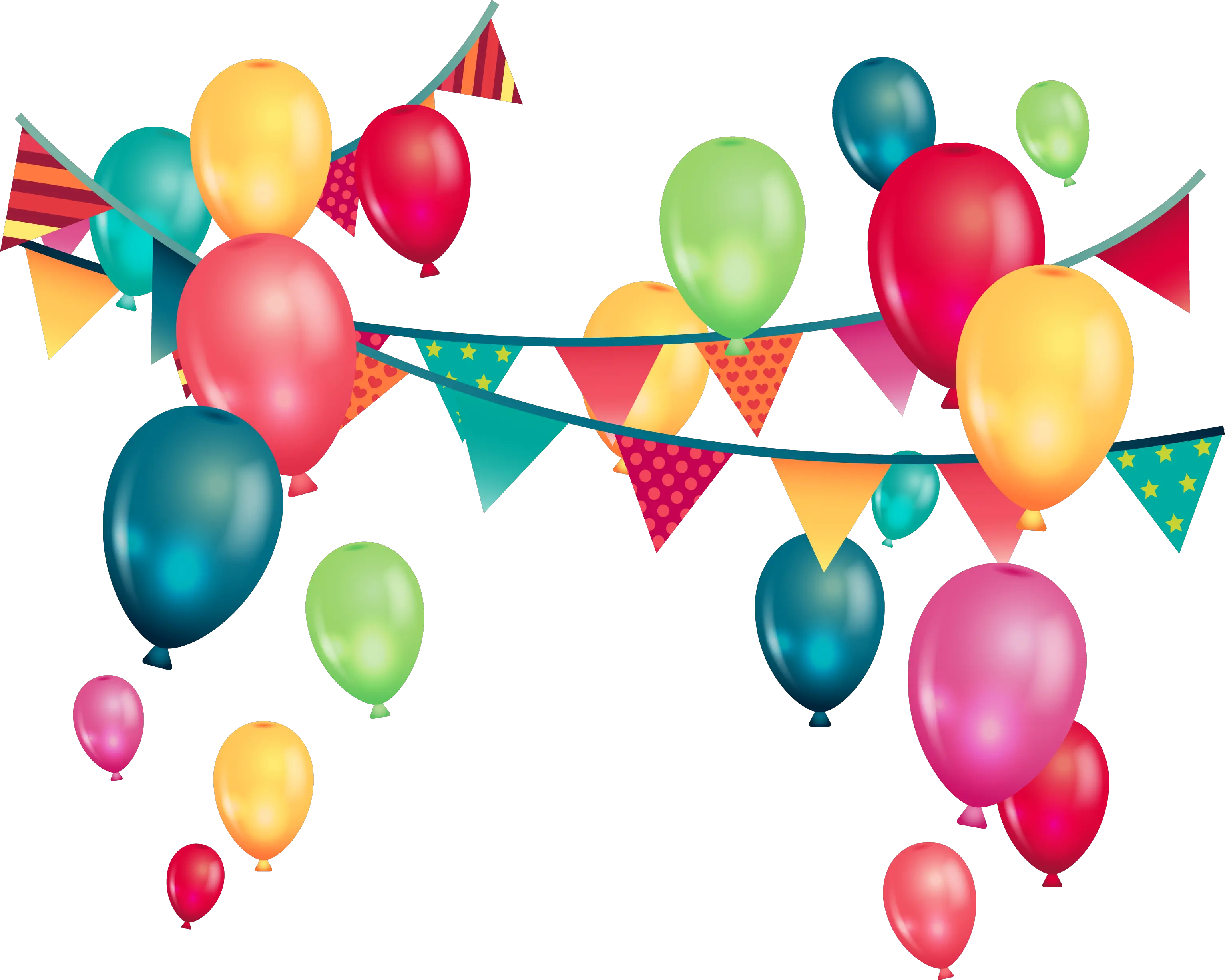  Balloons Party Png Transparent Background Birthday Balloons Png