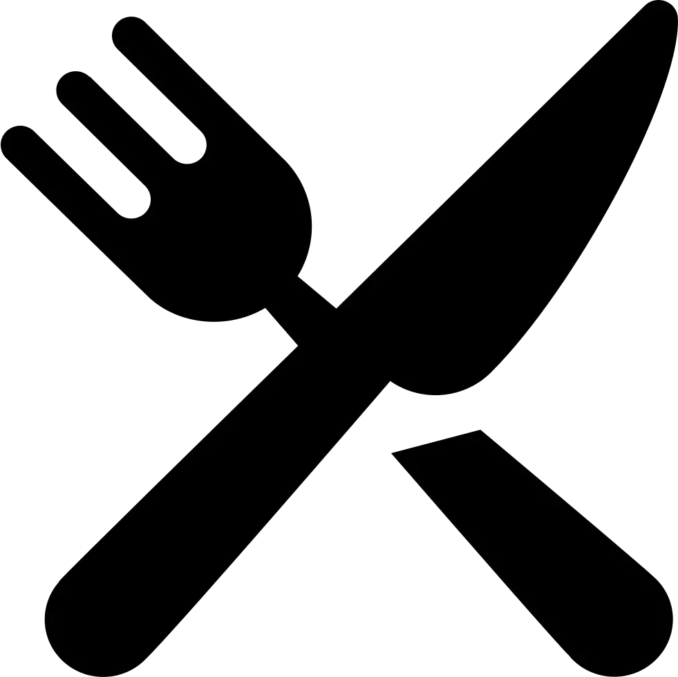  Transparent Eating Clipart Png Black Food Vector Png