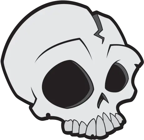  Printed Vinyl Cartoon Skull Cartoon Skull