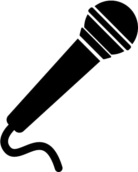  Microphone Musical Note Silhouette Microphone Silhouette