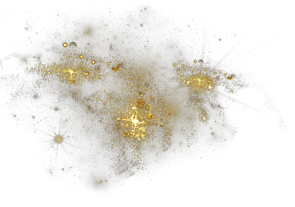  gold dust sparkles glitter Transparent Background Gold Dust