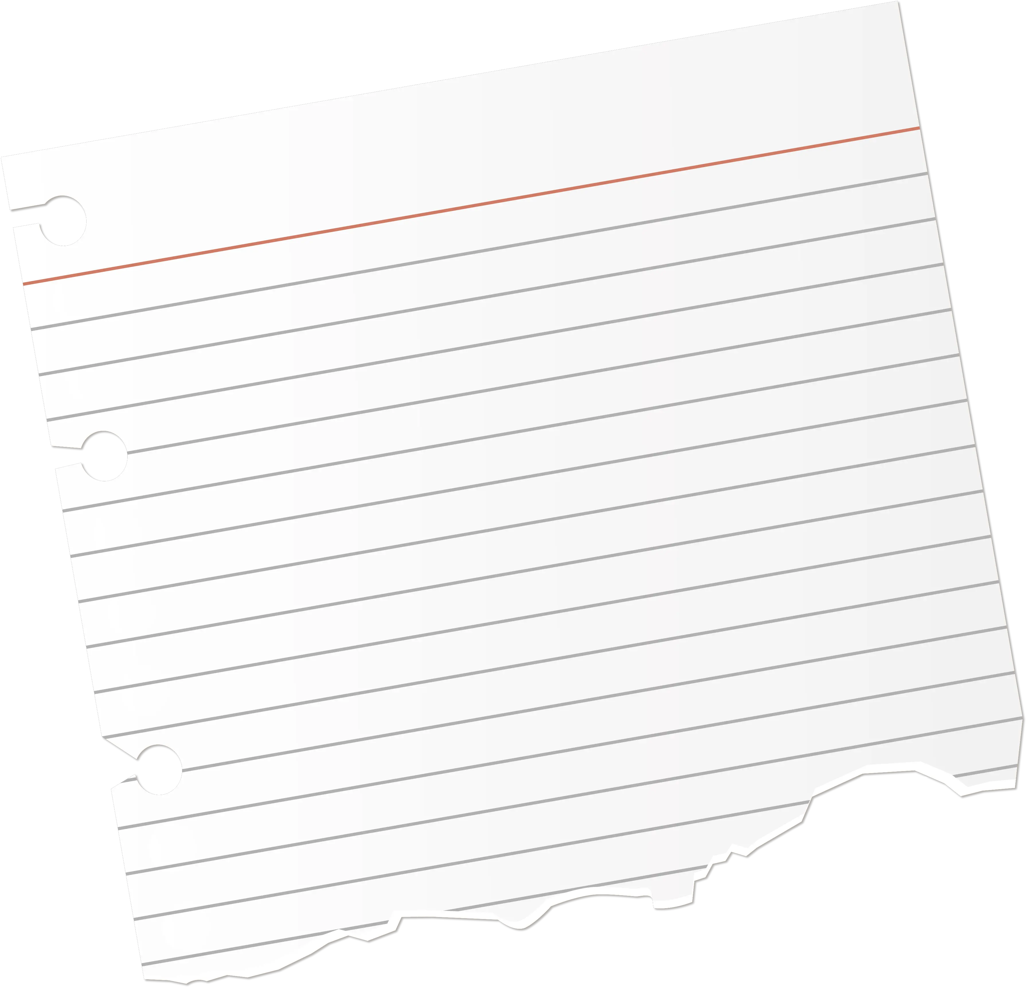  Torn Notebook Paper Png Torn Sheet Of Paper
