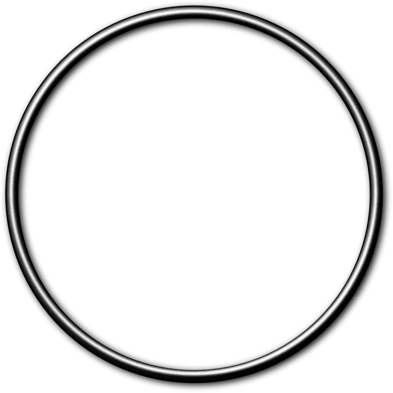  Simple Silver Frame Circle