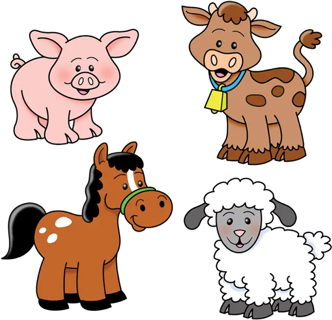  Animal Farm Animals Clipart Transparent Png Cute Farm Animals Clip Art