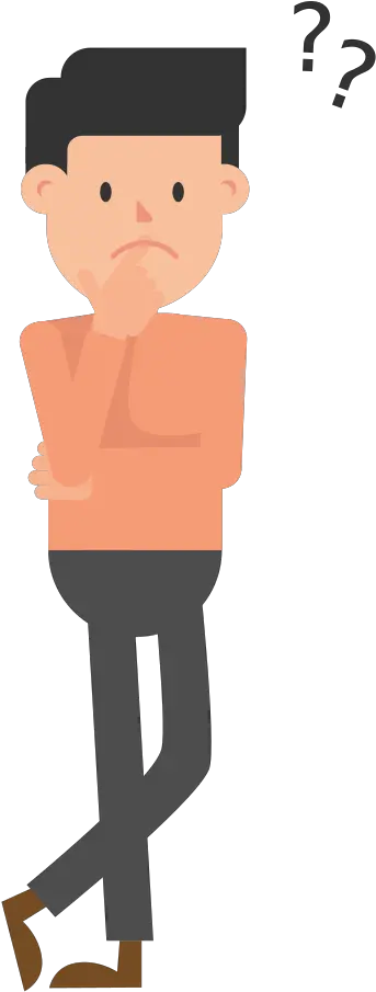  Images In Collection Thinking Man Vector Png