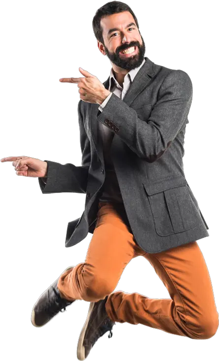  Happy Guy Jumping Png
