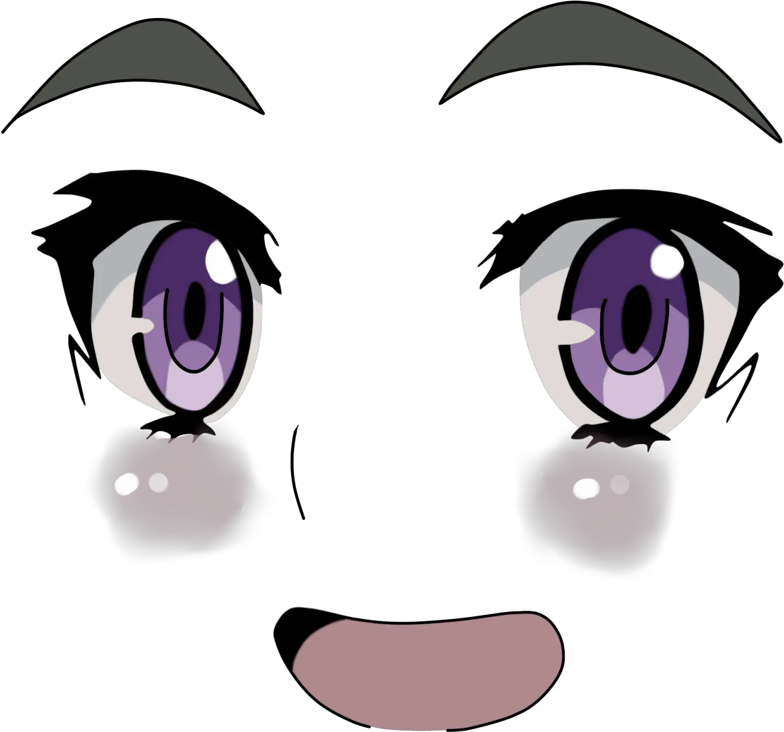  Anime Face Png Chaika Face Png