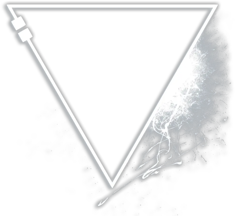  splash neon white glow effect neoneffect border White Neon Triangle Png