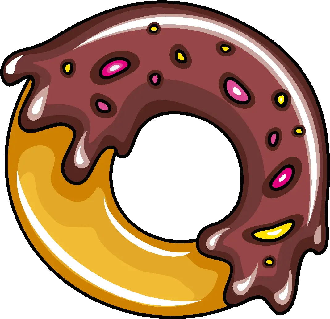  Vector Delicious Chocolate Donut Donut Vector Png