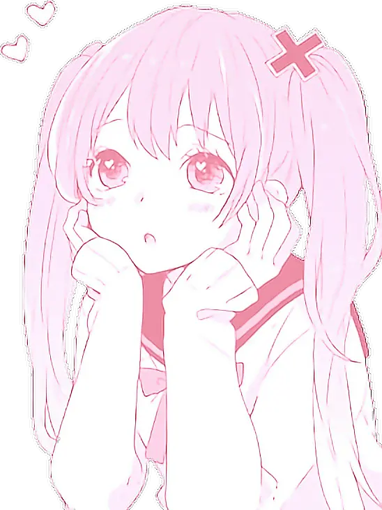  kawaii anime animegirl manga aesthetic cute love Hatsune Miku Manga Png