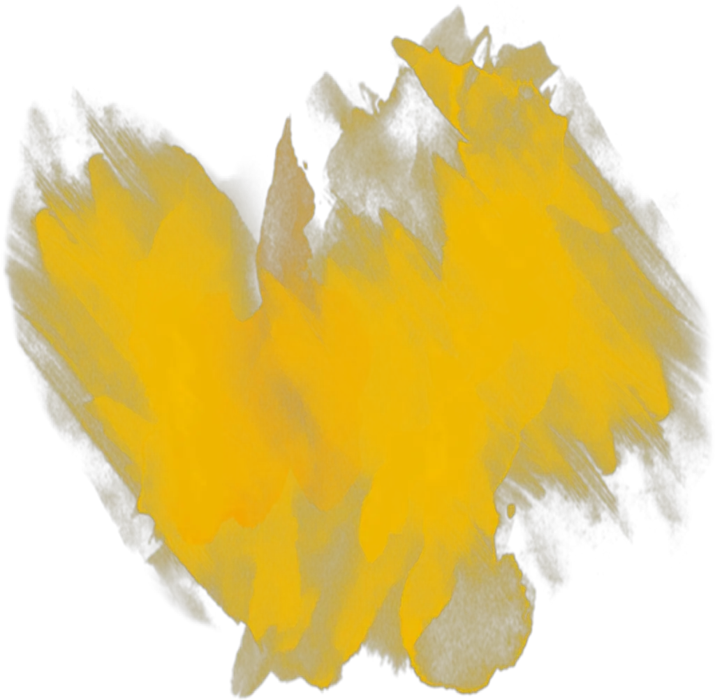  freetoedit yellow orange watercolor paint splotch Yellow Colour Splash Png