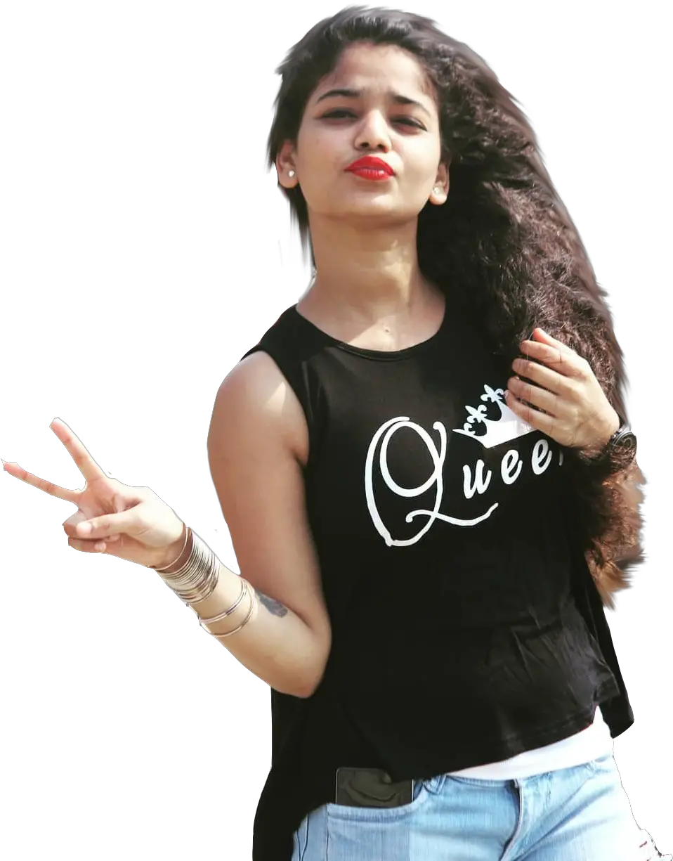  Girl Selfie Pose Png Girl Png For Picsart Hd