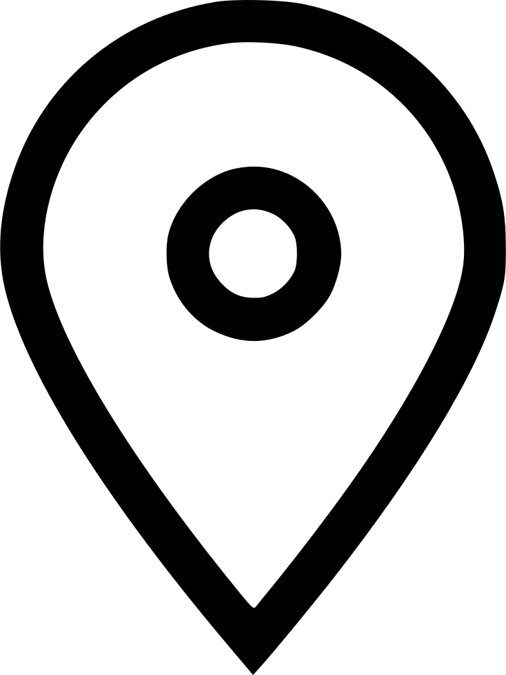  Marker Vector Gps Logo Maps Hitam Putih Png