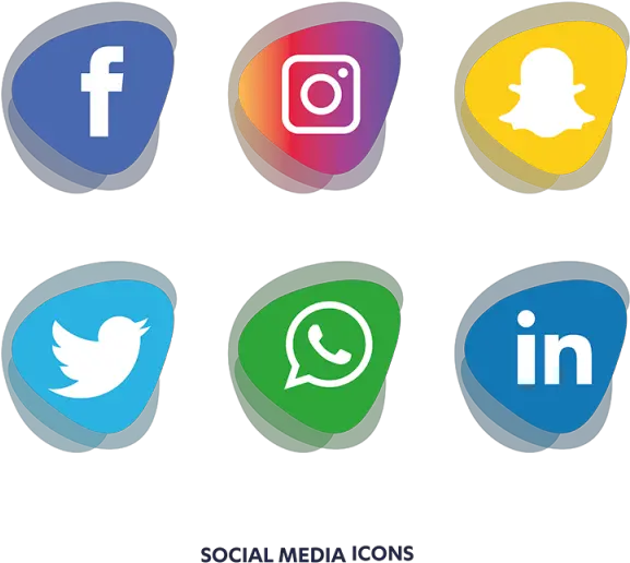  Social Media Icons Set Vector Facebook Icon Png