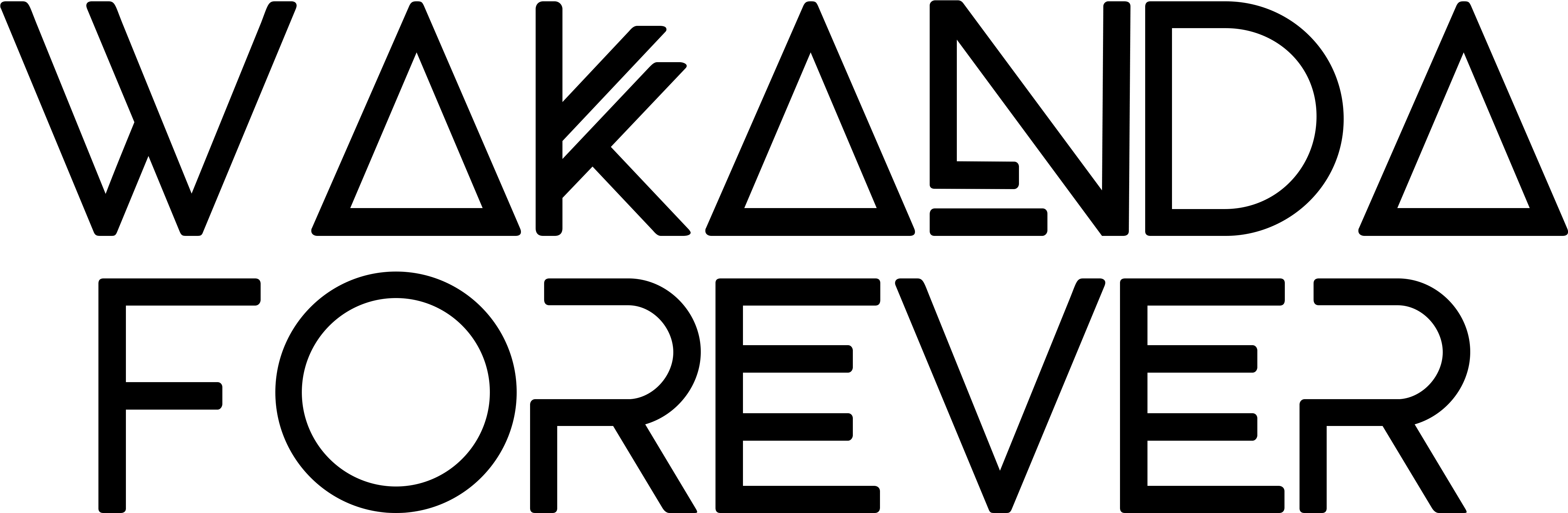  Download Wakanda Black Panther Logo Png Image With Wakanda Font Free Download