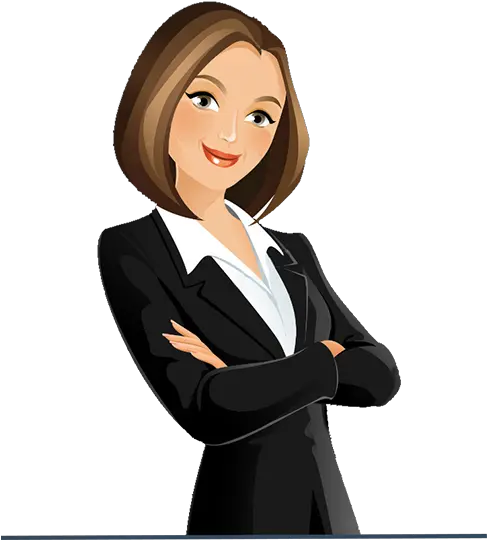  Cartoon Business Woman Png