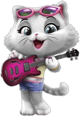  44 Cats Milady With Bass Guitar Lampo Milady 44 Cats