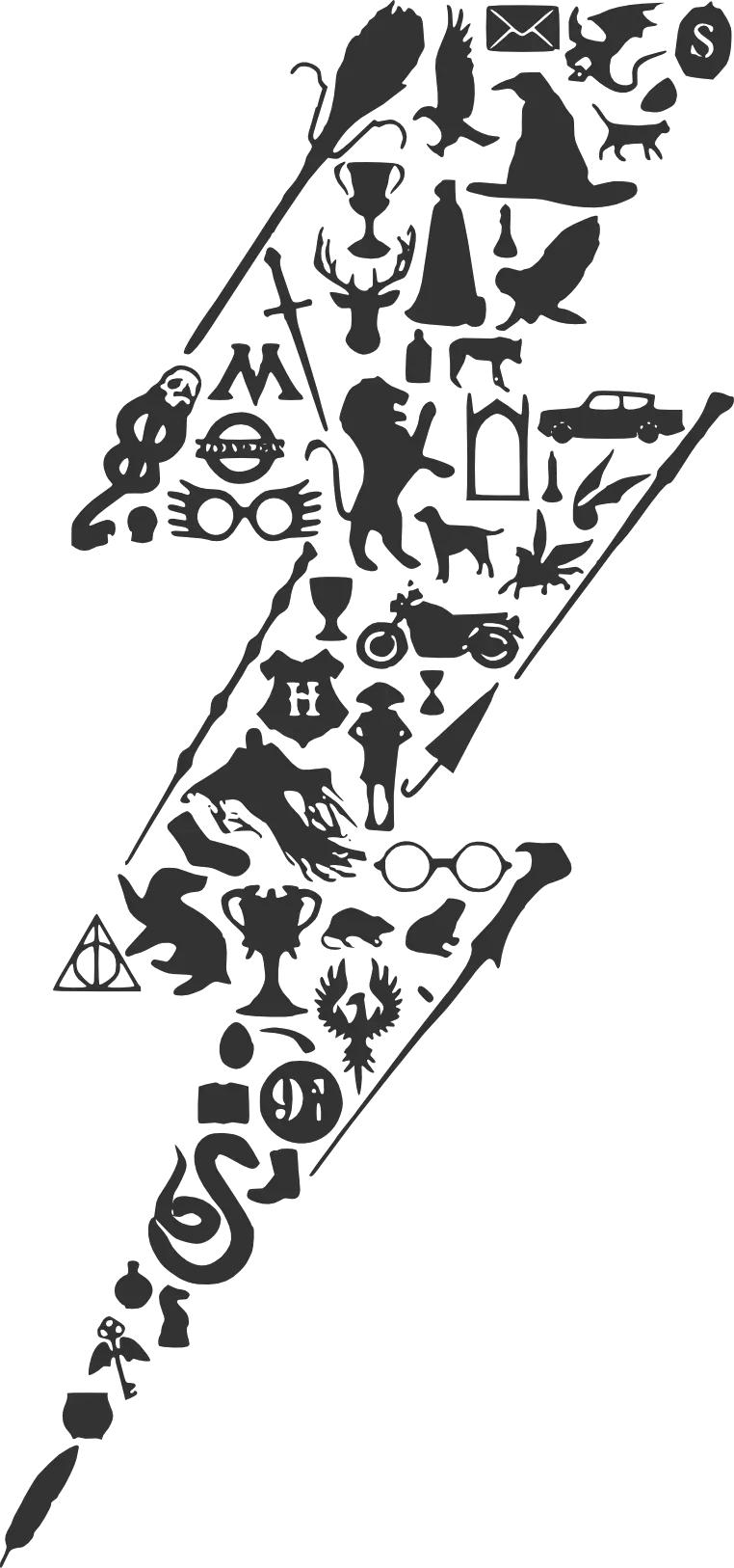  Harry Potter Bolt Svg Vector