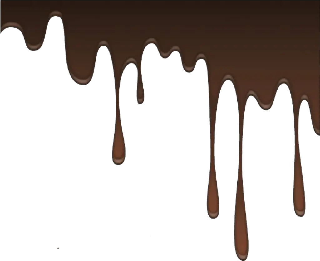  Dripping Melting Chocolate Liquid Borders Border Frames Melted Chocolate Dripping Png