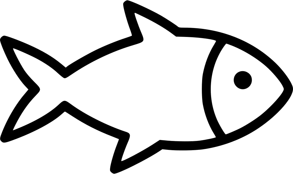 Fish Clipart Black And White