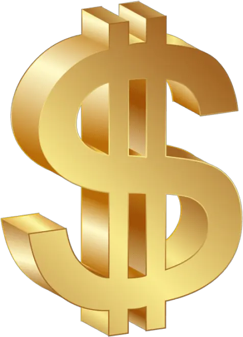  Gold Dollar Sign Png Gold Dollar Sign Clipart