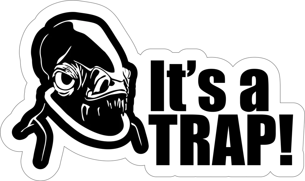  Star Wars It39s A Trap Sticker