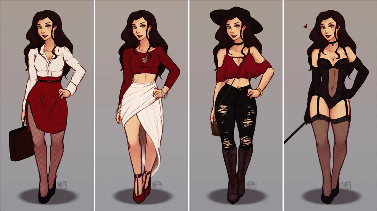  The Last Airbender Azula Asami Sato Korra The Legend Girl