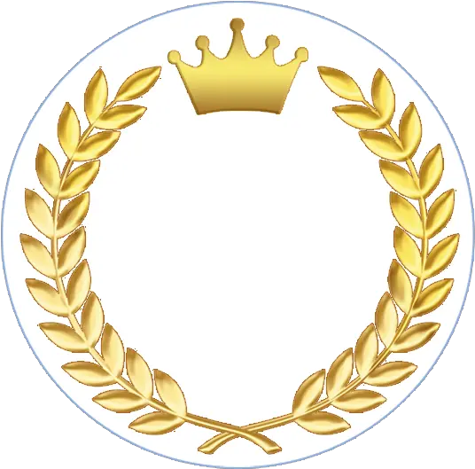  Clip Art Moldura Arabesco Dourado Vetor Png Gold Award Laurel Png