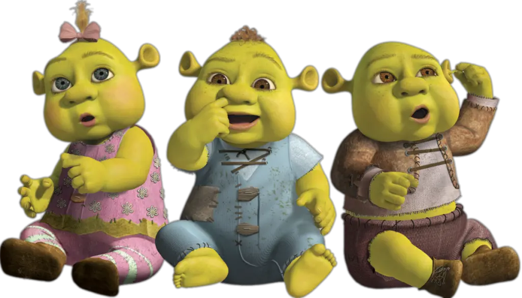  Shrek Baby Ogres Triplets Shrek Children