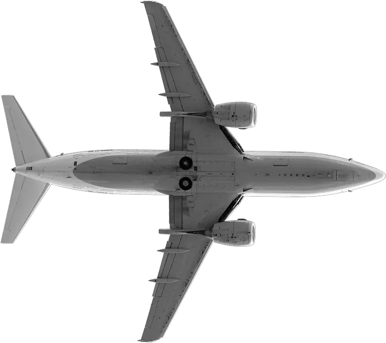  Plane From Bottom Png