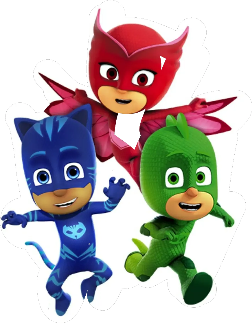  Transparent Pj Mask Clipart Pj Mask Birthday Cake Toppers