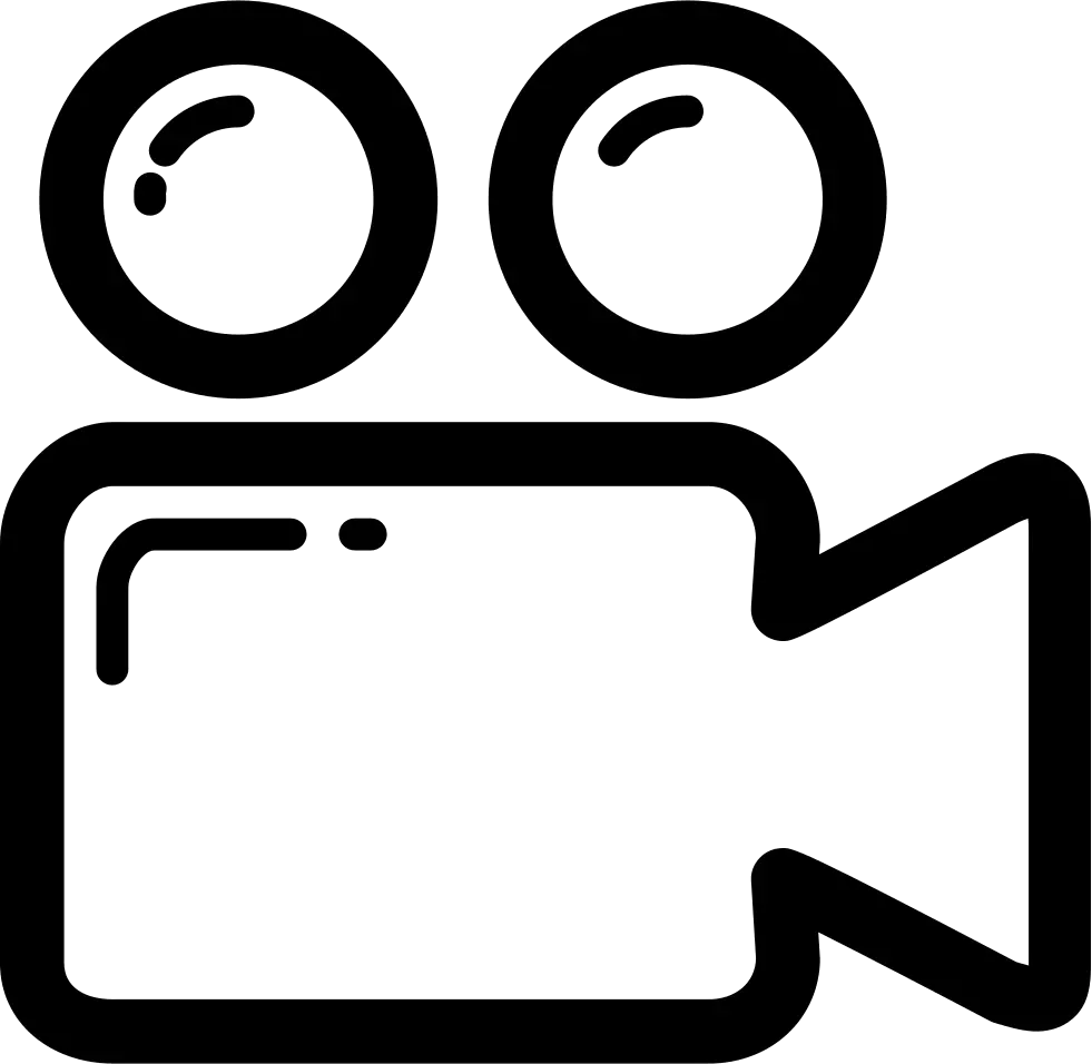 Video Camera Outline Video Camera Icon Png