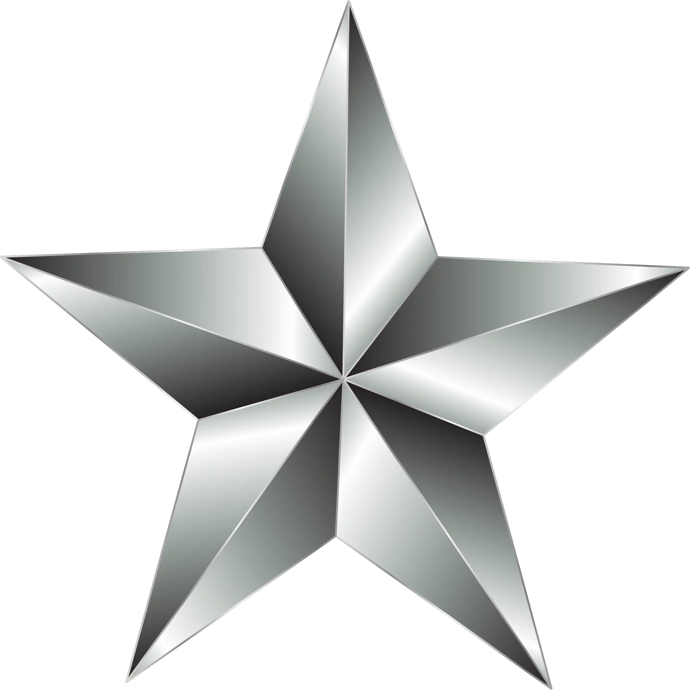  Silver Star Png