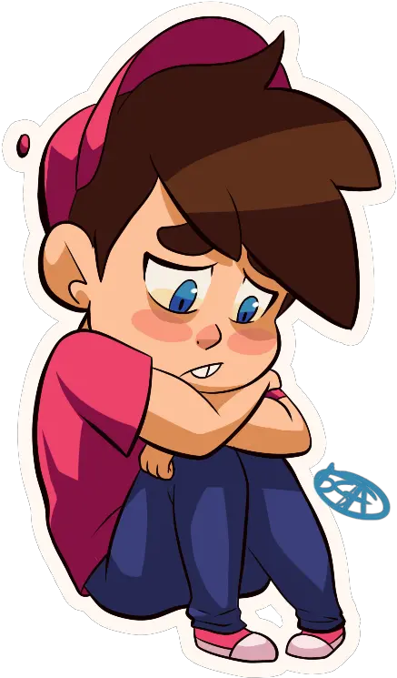  Transparent Sad Boy Png Sad Boy Sticker Png