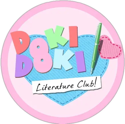  Doki Doki Literature Club Logo