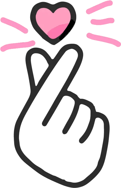  Transparent Human Heart Png Finger Heart Transparent Background