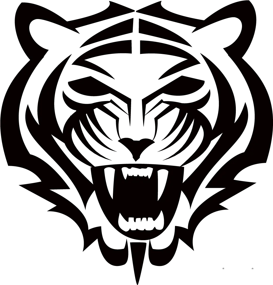 Tiger Head Vector Png