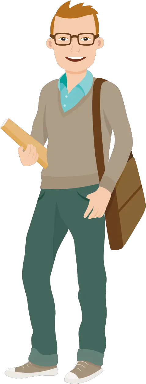  Student University College Cartoon Clip Art College Students Clipart Png