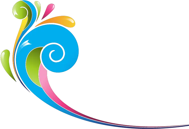  Transparent Decorative Swirls Clipart Swirl Color Vector Png