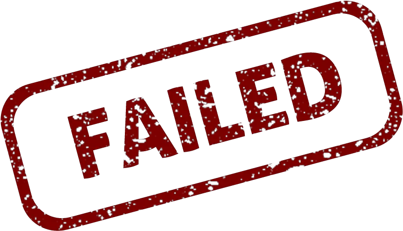  Transparent Fail Stamp Png Graphic Design