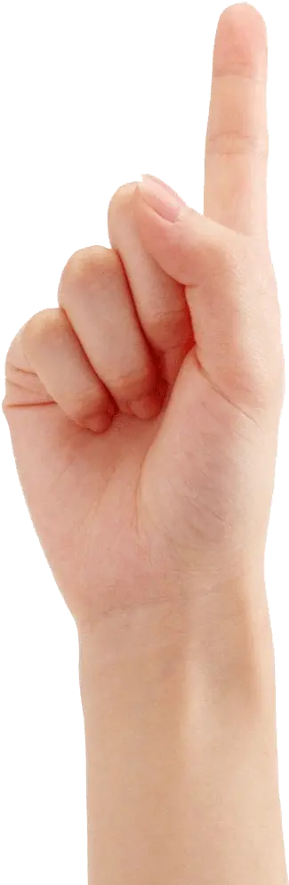  Fingers Png Transparent Background Hand One Finger Png