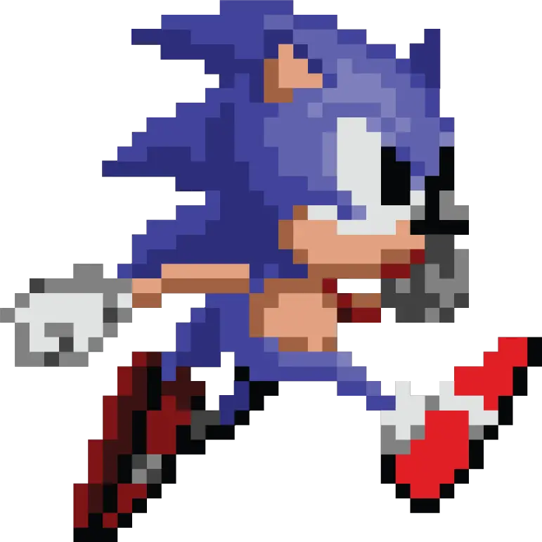  Sonic Running Png 8 Bit Sonic Running
