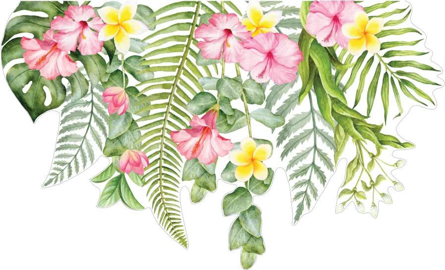  Transparent Tropical Flowers Png Transparent Background Tropical Flowers Png